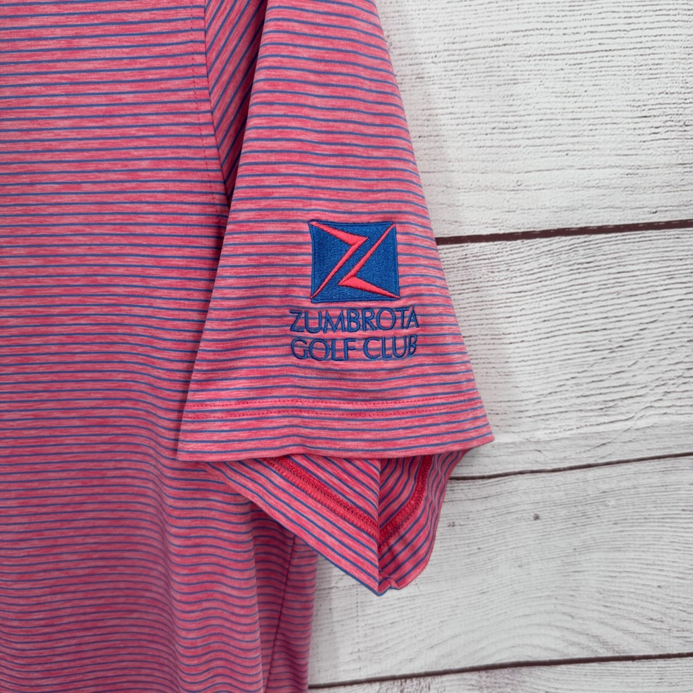 FootJoy Golf Polo Shirt XL Striped Performance Stretch Athletic - Picture 4 of 9